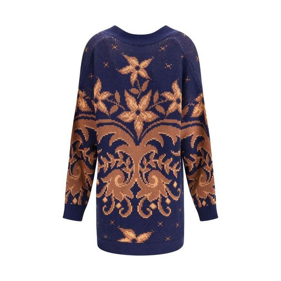 Etro Multicolor Wool Women's Cardigan - Picture 2 of 3